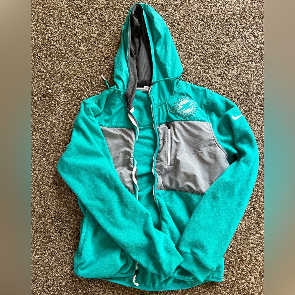 NIKE TEAM APPAREL | MIAMI DOLPHINS WINTER JACKET | SIZE SMALL